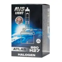 Галогенная лампа AVS ATLAS BOX/5000К/ H27/880.12V.27W.коробка 1шт.