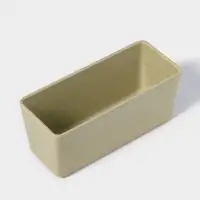 Кашпо для цветов WeatFiber, 620 мл, 17&times;7&times;7.5 см, пластиковое, бежевое