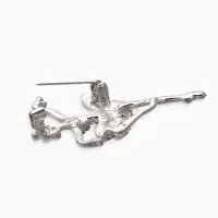 Брошь &laquo;Балерина&raquo;, цветная в серебре