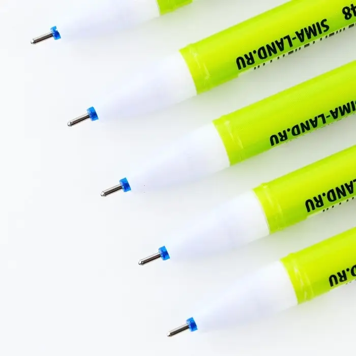 Ручка пиши-стирай, синяя паста, гелевая, 0.5 мм, с колпачком, пластик «PROвыбор зеленая» Ручка пиши-стирай, синяя паста, гелевая, 0.5 мм, с колпачком, пластик «PROвыбор зеленая»