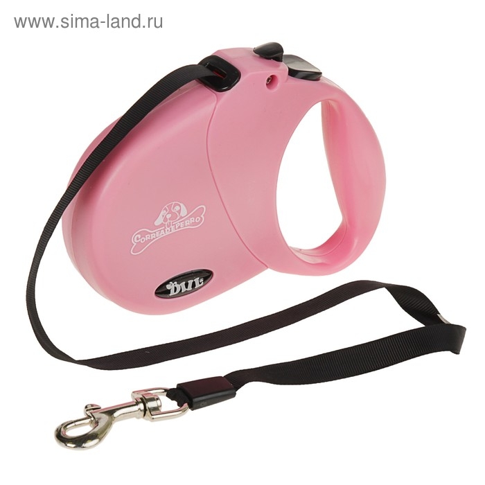 Рулетка DIIL, 4 м, до 20 кг, лента, розовая Рулетка DIIL, 4 м, до 20 кг, лента, розовая