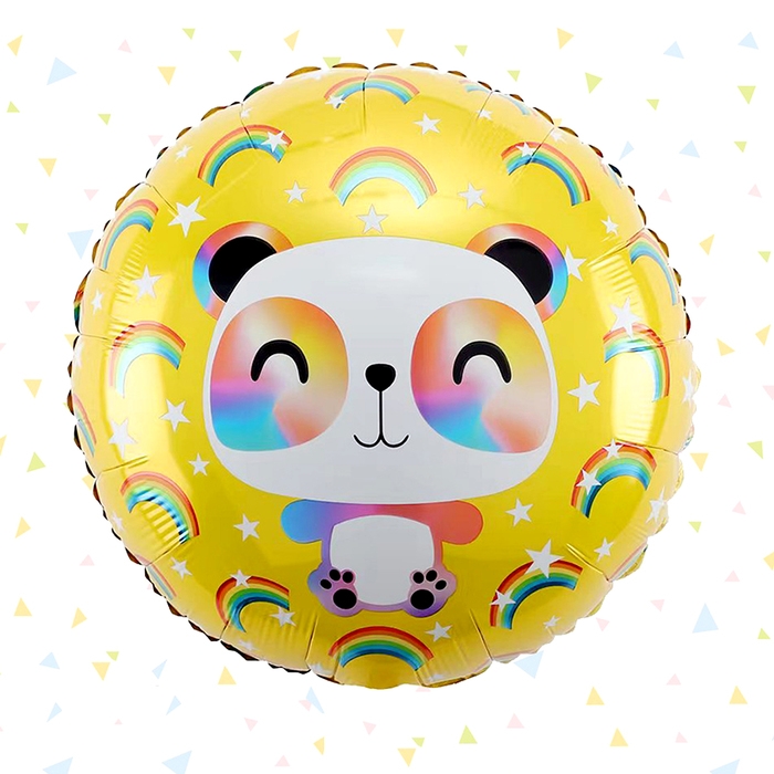 Шар фольгированный 18 Шар фольгированный 18" «Радужная панда»