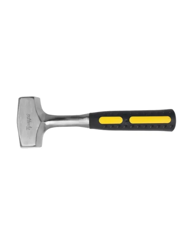 Кувалда ТУНДРА, цельнокованая, квадратный боек, двухкомпонентная рукоятка, 1 кг Кувалда ТУНДРА, цельнокованая, квадратный боек, двухкомпонентная рукоятка, 1 кг