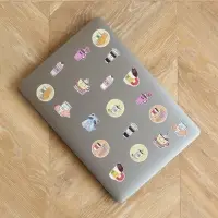 Наклейки-стикеры «Я люблю кофе», 7×7 см, набор 10 шт.