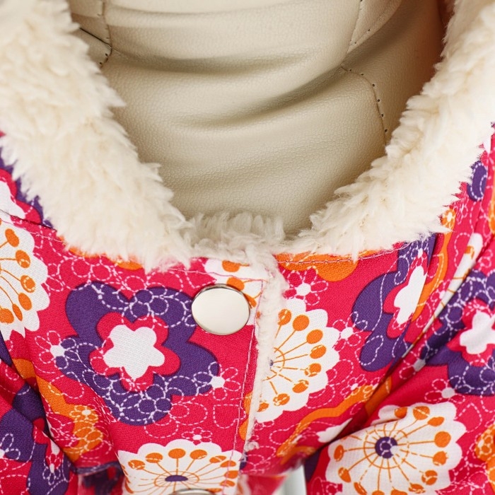 Куртка для животных, мембранная ткань + иск. мех, размер XS Куртка для животных, мембранная ткань + иск. мех, размер XS