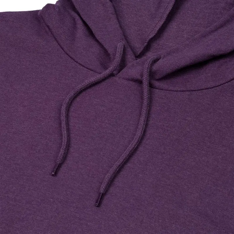Толстовка с капюшоном унисекс Hoodie, фиолетовый меланж, размер XL