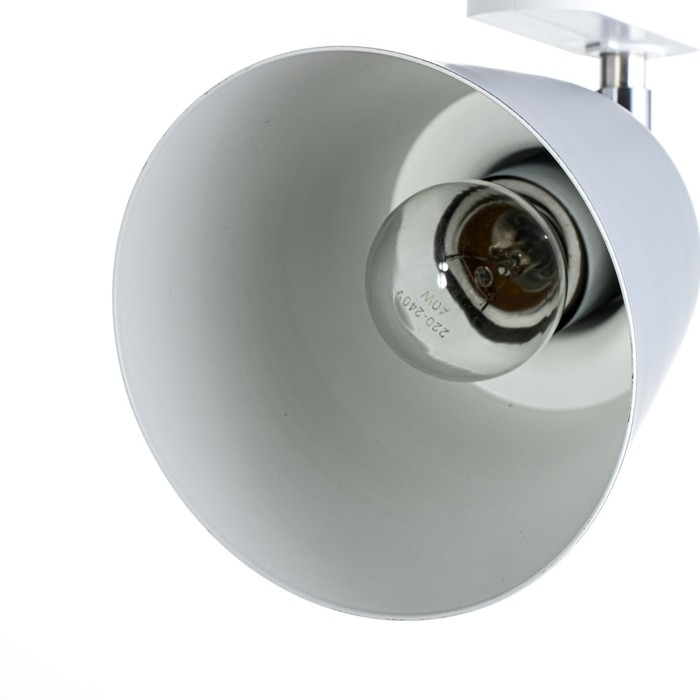 Светильник трековый Светильник трековый "Цилиндр" Е27 40Вт серый 17х12х18см