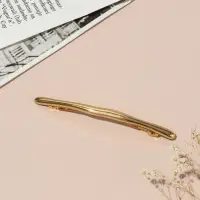 Заколка-автомат для волос "Валенс" 11,5 см, золото