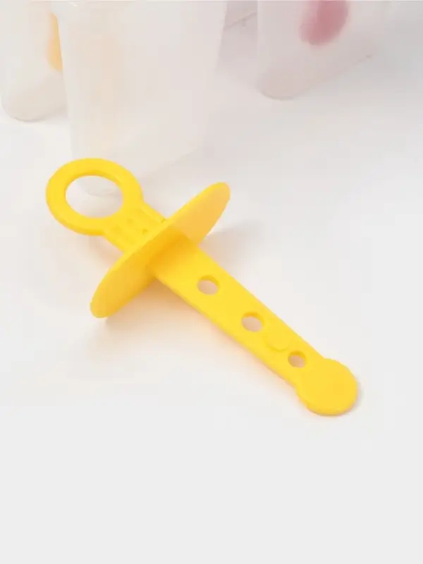 Форма для мороженого Доляна &laquo;Симпл&raquo;, 6 ячеек, 50 мл, пластик, жёлтый, красный, бирюзовый