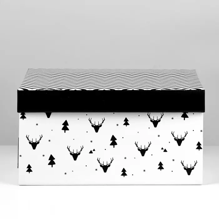 Коробка подарочная новогодняя складная &laquo;Уютный дом&raquo;, 31&times;25.5&times;16 см, Новый год