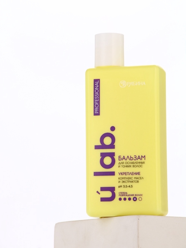 Профессиональный укрепляющий бальзам для ломких волос с комплексом масел и экстрактов, 250 мл ULAB