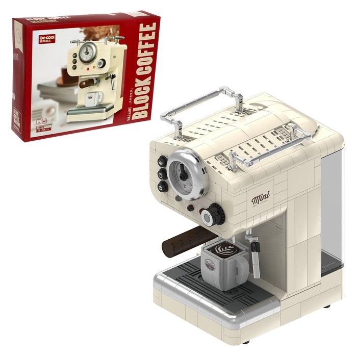 Конструктор Техника «Кофе машина», 678 деталей Конструктор Техника «Кофе машина», 678 деталей