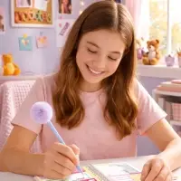 Книжное комплектное издание "Стильная девчонка": 3 книги, ручка, брелок