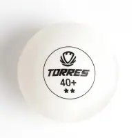 Мяч для настольного тенниса TORRES TT23014, набор 6 шт, цвет белый