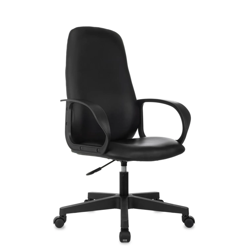 Кресло БР Комус Мебель EChair 660 экокожа,черный,пластик