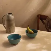 Салатники SL Home &laquo;Аззура&raquo;, 750 мл, d=15 см, набор 2 шт., фарфор, голубые