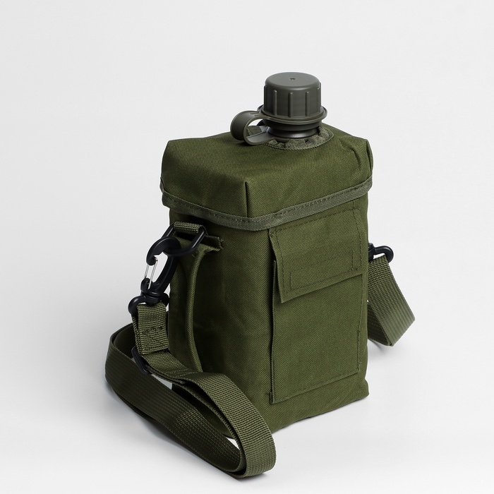 Фляжка туристическая  Фляжка туристическая "Adventure" 2 л, с чехлом, олива
