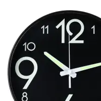 Часы настенные интерьерные &laquo;Классика&raquo;, плавный ход, светящиеся, d=25 см