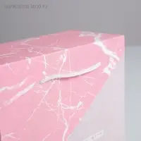 Пакет—коробка, подарочная упаковка, «Love», 23 х18 х11 см