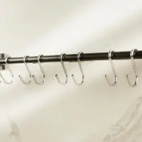 Крючок двойной тм VETTA, хромированная сталь