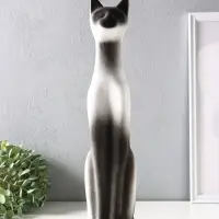 Фигура керамика &laquo;Кот Египетский&raquo;, 41 см, белый