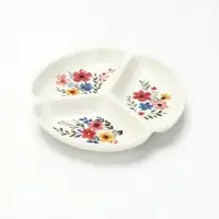 Менажница "Цветочная поляна", 19 см