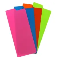 Набор разделителей листов 240&times;100 мм (для формата А4) Office-2000, 12 листов без индексации, 4 цвета, пластиковые