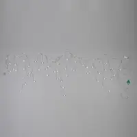 Гирлянда &laquo;Бахрома&raquo; 1.8&times;0.5 м с насадками &laquo;Шарики&raquo;, IP20, прозрачная нить, 48 LED, свечение мульти (RG/RB), мигание, 220 В