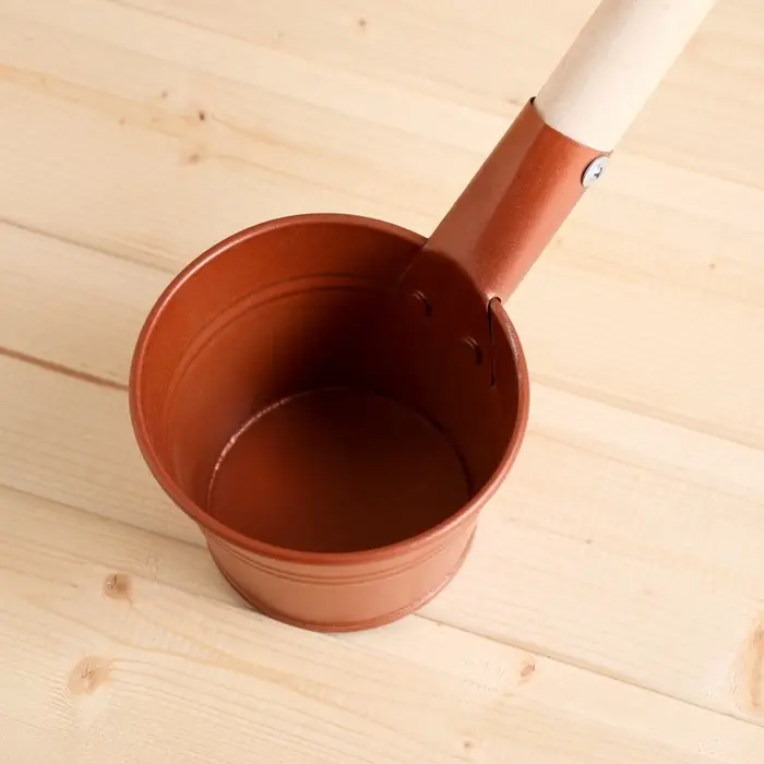 Ковш - черпак для бани и сауны &laquo;Бронза&raquo;, 500 мл, металлический, деревянная ручка, &laquo;Добропаровъ&raquo;