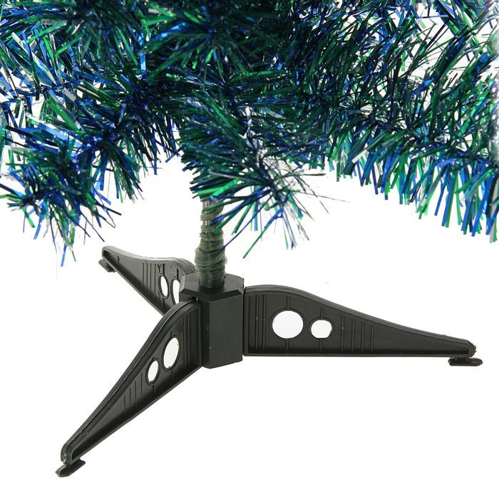 Ёлка Ёлка "Радуга с синим" пласт подставка, 60 см d иголок 6 см d нижнего яруса 34 см 60 веток