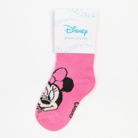 Носки для девочки «Минни Маус", DISNEY, 18-20 см, цвет розовый