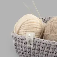 Бирка с кнопкой Hand made, 8&times;1.8 см, 10 шт., цвет серебряный, белый