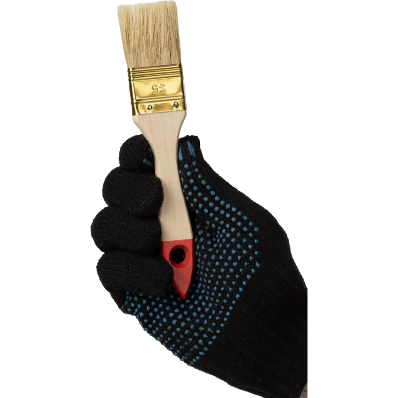 Кисть плоская ЗУБР УНИВЕРСАЛ-ОПТИМА, светлая щетина, 35мм01099-038-Z01