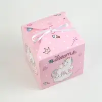 Коробка складная "Единороги", 14 х 14 х 14 см