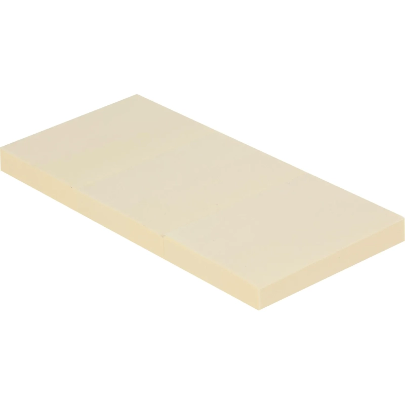 Стикеры ATTACHE с клеев.краем 38х51 желтый 100л. 3 шт/наб