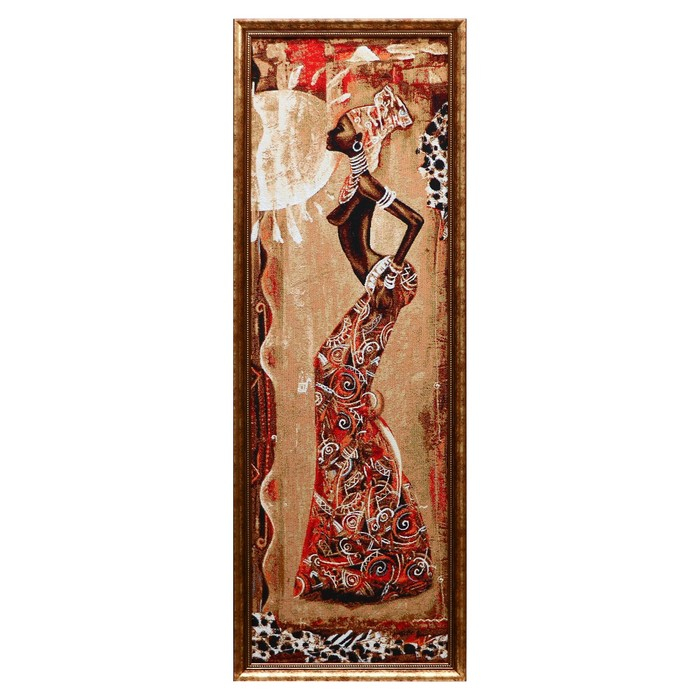 Гобеленовая картина Гобеленовая картина "Либерия" 38*97 см, рамка МИКС