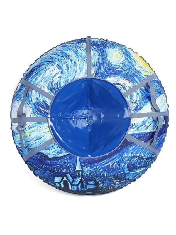 Тюбинг-ватрушка Winter Star &laquo;Звёздная ночь&raquo;, диаметр чехла 120 см