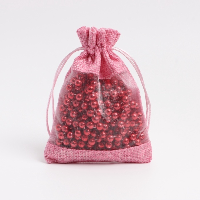 Льняной мешочек для хранения украшений, подарков, трав, 10 х 14 см, набор из 5 штук Льняной мешочек для хранения украшений, подарков, трав, 10 х 14 см, набор из 5 штук