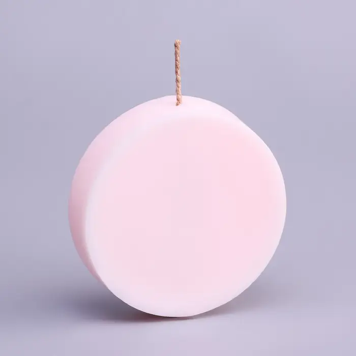 Свеча фигурная "Солнце и луна", 6х2,5 см, розовая