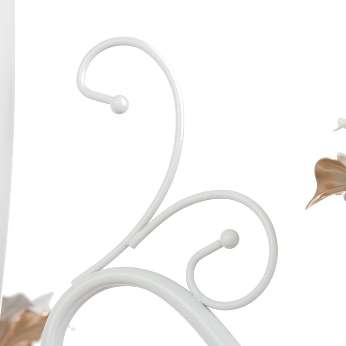 Люстра Люстра "Лиолет" 3хЕ14 40Вт бело-золотой 56х70х56 см BayerLux