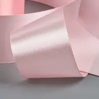 Лента атласная, 50 мм, 23&plusmn;1 м, пастельно-розовая №43
