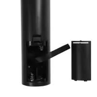 Набор сомелье электрический LSH-04, пробка, аэратор, штопор, от батареек, чёрный