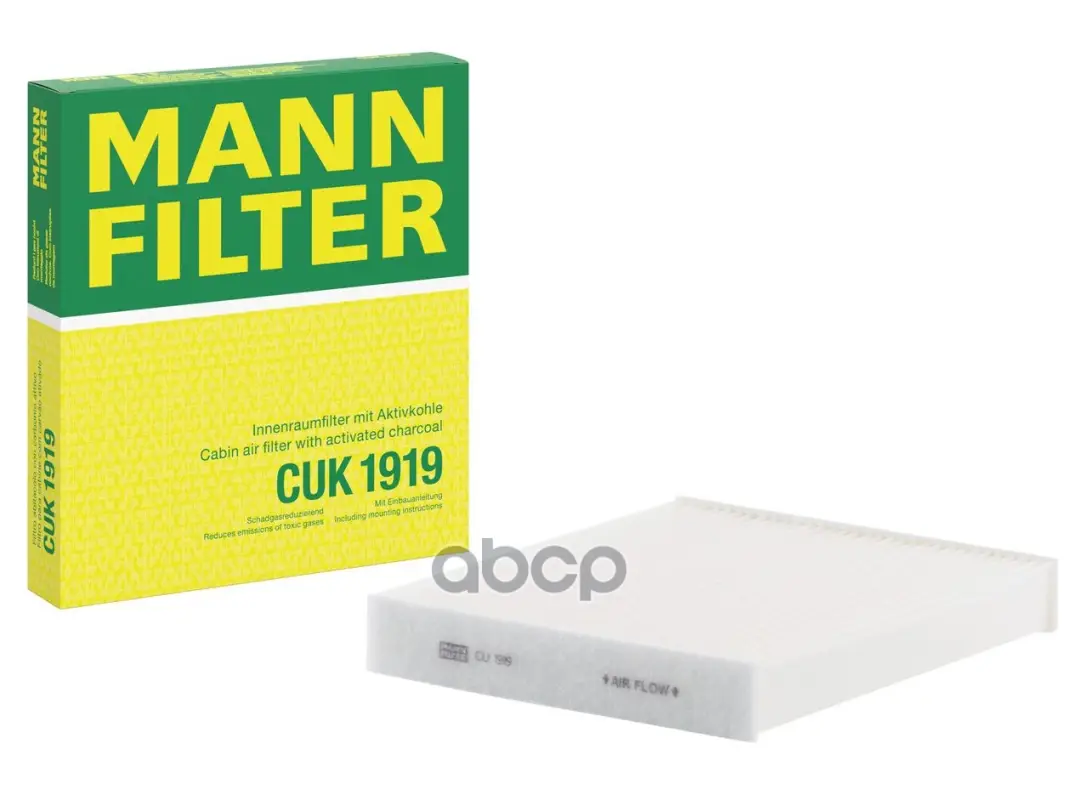 фильтр салона [угольный] MANN-FILTER арт. CUK 1919
