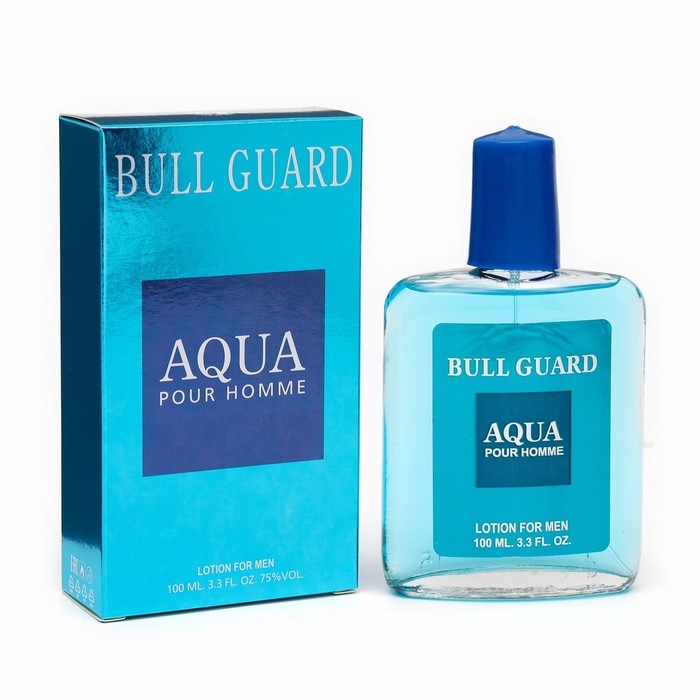 Лосьон одеколон после бритья  Лосьон одеколон после бритья "Bull Guard Aqua", по мотивам Bulgari Aqua, 100 мл