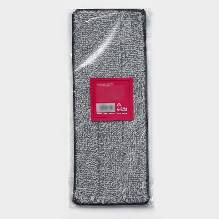 Насадка для швабры на липучке Доляна, микрофибра, 1 карман, 32×12 см Насадка для швабры на липучке Доляна, микрофибра, 1 карман, 32×12 см