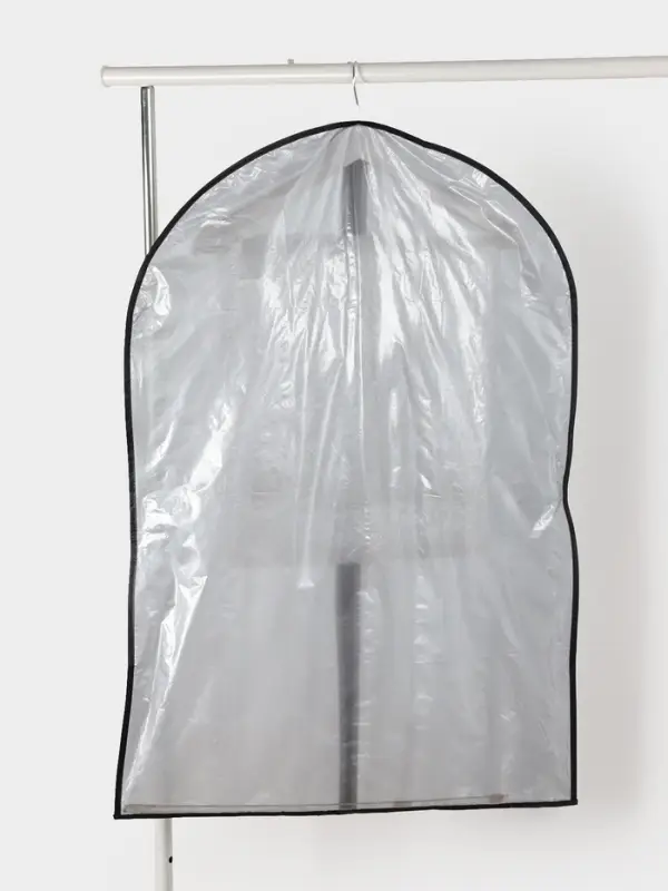 Чехол для одежды Доляна, 60&times;90 см, серый