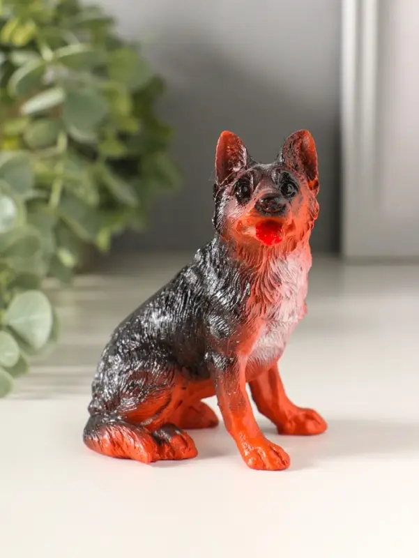 Сувенир Овчарка , 9х6х5,5см