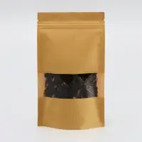 Пакет Zip - lock Крафт с прямоугольным окном 12&times;20 см