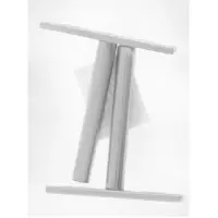 Полкодержатель CAPPIO PS002, скрытого монтажа, 67х70 мм, набор 2 шт