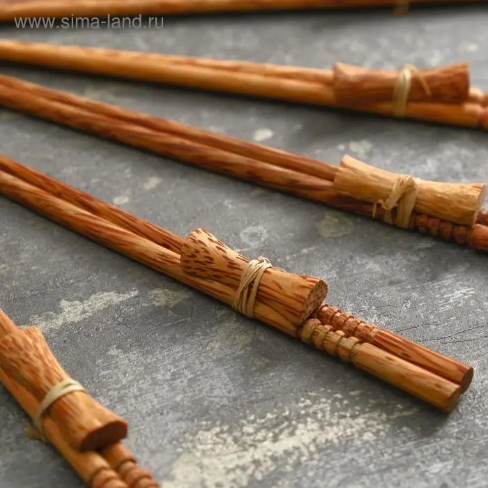 Палочки китайские «Трапеза», 5 пар, 23×7.5×1.5 см, кокос Палочки китайские «Трапеза», 5 пар, 23×7.5×1.5 см, кокос